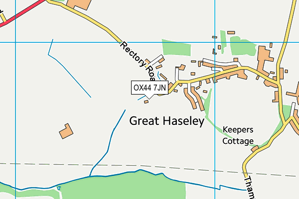 OX44 7JN map - OS VectorMap District (Ordnance Survey)