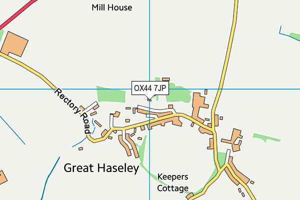 OX44 7JP map - OS VectorMap District (Ordnance Survey)