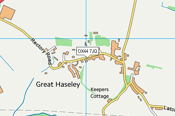 OX44 7JQ map - OS VectorMap District (Ordnance Survey)