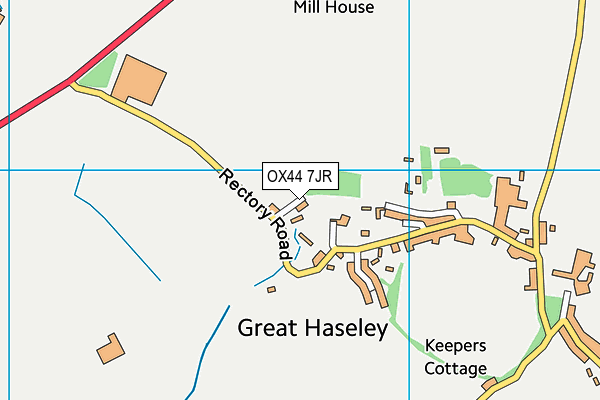 OX44 7JR map - OS VectorMap District (Ordnance Survey)