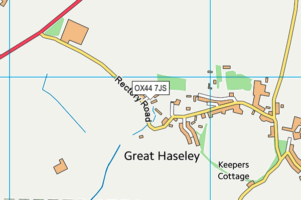 OX44 7JS map - OS VectorMap District (Ordnance Survey)