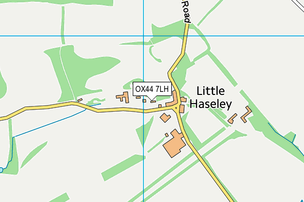 OX44 7LH map - OS VectorMap District (Ordnance Survey)