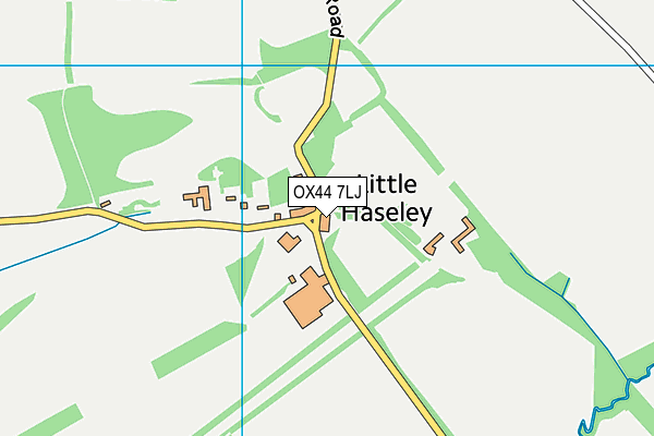 OX44 7LJ map - OS VectorMap District (Ordnance Survey)