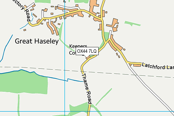 OX44 7LQ map - OS VectorMap District (Ordnance Survey)