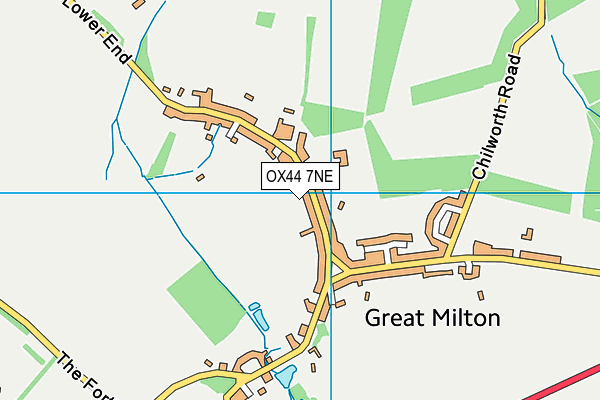 OX44 7NE map - OS VectorMap District (Ordnance Survey)