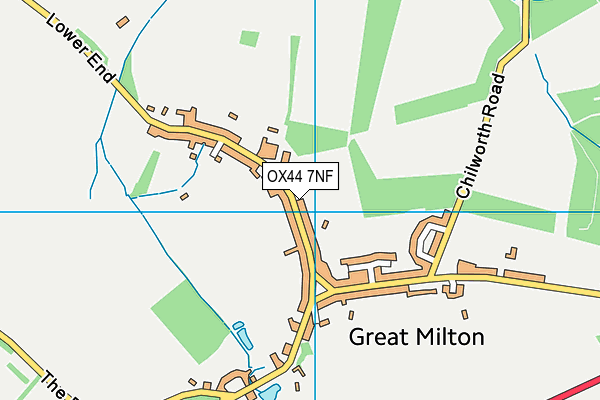 Great Milton Recreation Ground map (OX44 7NF) - OS VectorMap District (Ordnance Survey)