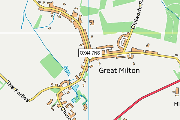 OX44 7NS map - OS VectorMap District (Ordnance Survey)