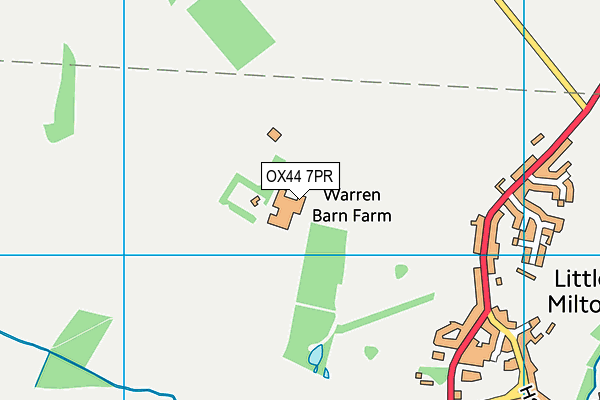 OX44 7PR map - OS VectorMap District (Ordnance Survey)