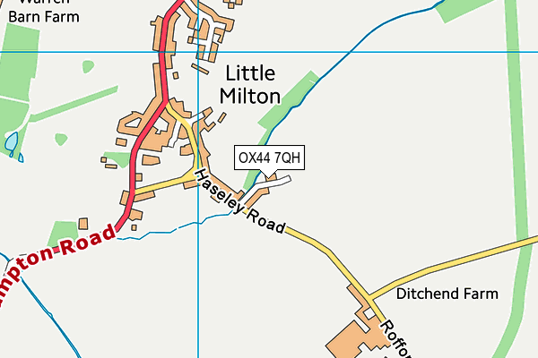 OX44 7QH map - OS VectorMap District (Ordnance Survey)