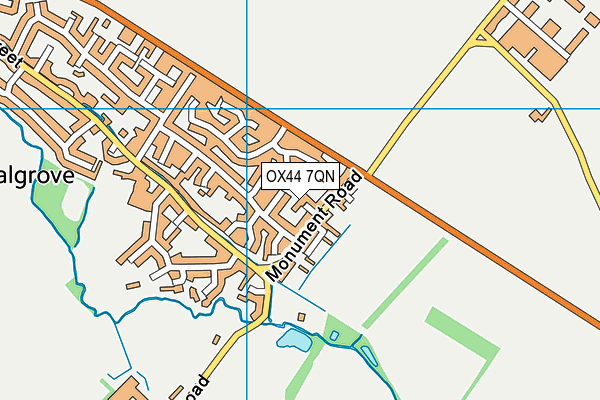 OX44 7QN map - OS VectorMap District (Ordnance Survey)