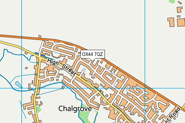 OX44 7QZ map - OS VectorMap District (Ordnance Survey)