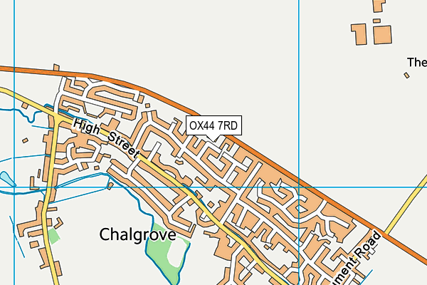 OX44 7RD map - OS VectorMap District (Ordnance Survey)