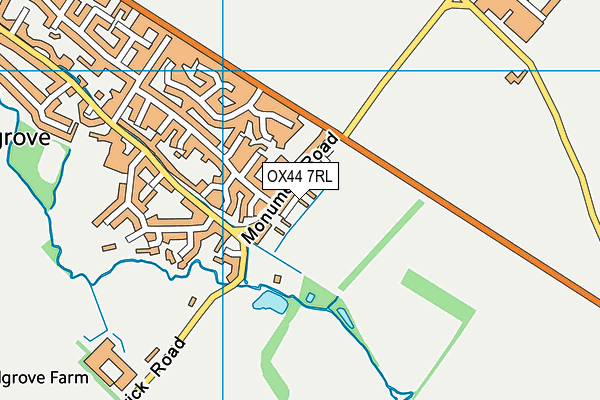 OX44 7RL map - OS VectorMap District (Ordnance Survey)