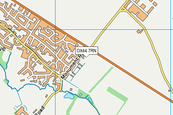 OX44 7RN map - OS VectorMap District (Ordnance Survey)
