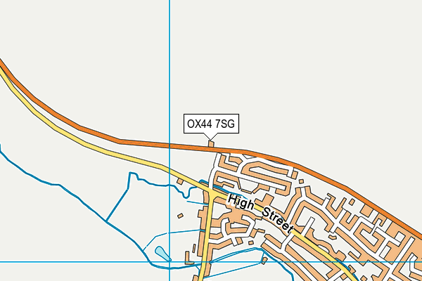 OX44 7SG map - OS VectorMap District (Ordnance Survey)