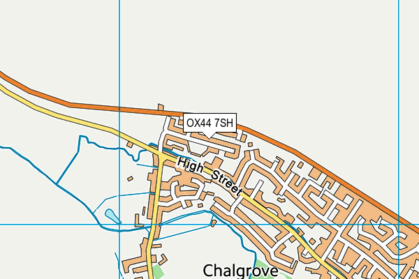 OX44 7SH map - OS VectorMap District (Ordnance Survey)