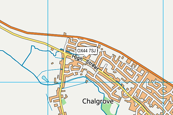 OX44 7SJ map - OS VectorMap District (Ordnance Survey)
