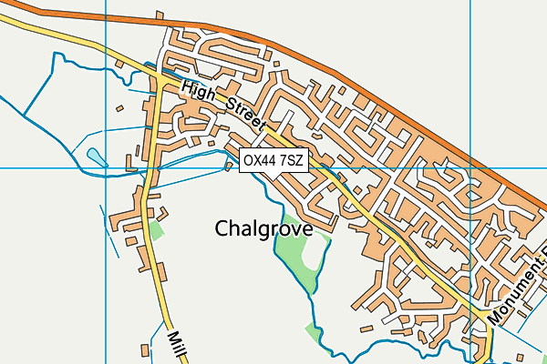 OX44 7SZ map - OS VectorMap District (Ordnance Survey)