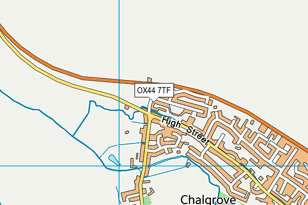 OX44 7TF map - OS VectorMap District (Ordnance Survey)