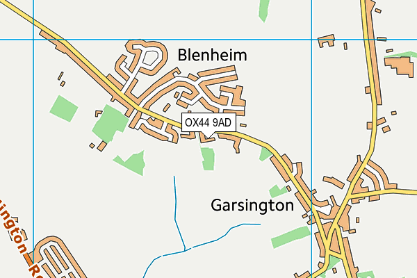 OX44 9AD map - OS VectorMap District (Ordnance Survey)