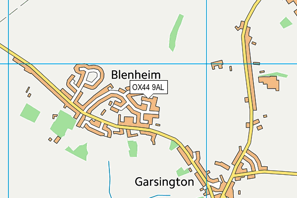 OX44 9AL map - OS VectorMap District (Ordnance Survey)