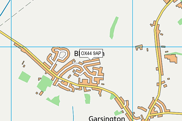 OX44 9AP map - OS VectorMap District (Ordnance Survey)