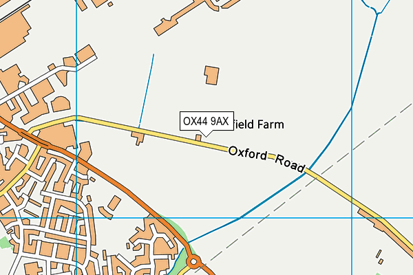 OX44 9AX map - OS VectorMap District (Ordnance Survey)