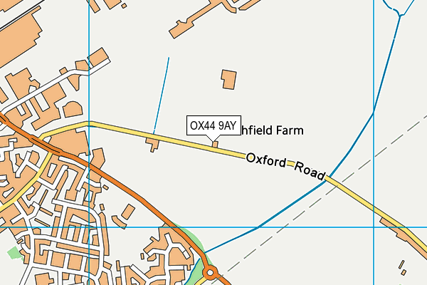 OX44 9AY map - OS VectorMap District (Ordnance Survey)