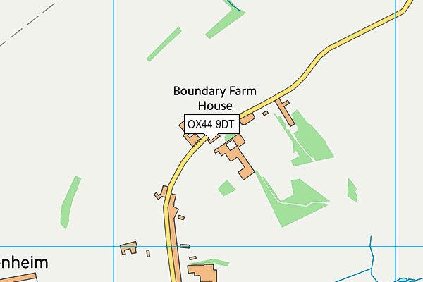 OX44 9DT map - OS VectorMap District (Ordnance Survey)