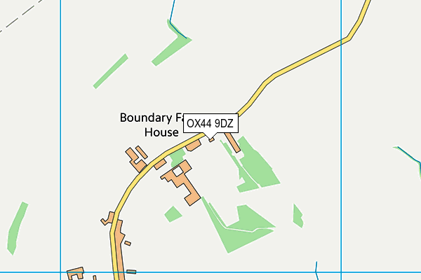 OX44 9DZ map - OS VectorMap District (Ordnance Survey)