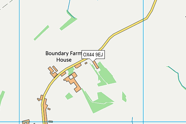 OX44 9EJ map - OS VectorMap District (Ordnance Survey)