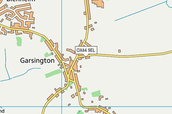 OX44 9EL map - OS VectorMap District (Ordnance Survey)