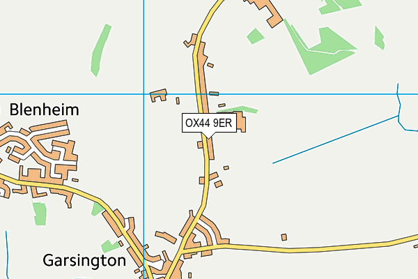 OX44 9ER map - OS VectorMap District (Ordnance Survey)