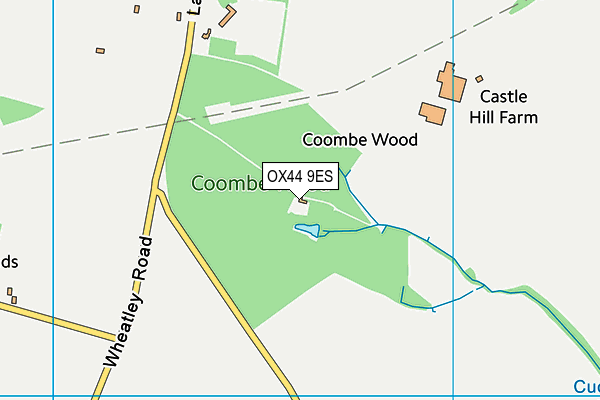 OX44 9ES map - OS VectorMap District (Ordnance Survey)