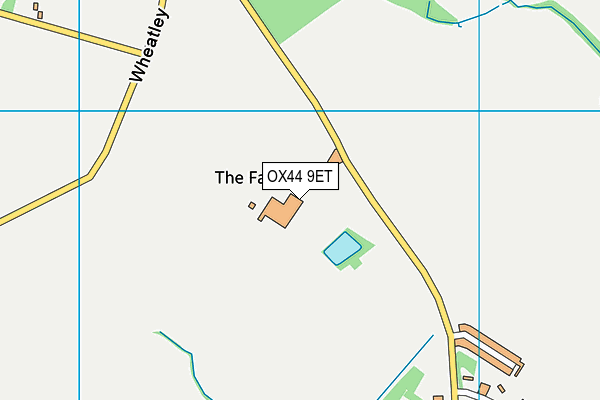 OX44 9ET map - OS VectorMap District (Ordnance Survey)