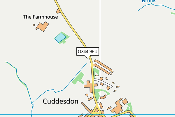 OX44 9EU map - OS VectorMap District (Ordnance Survey)