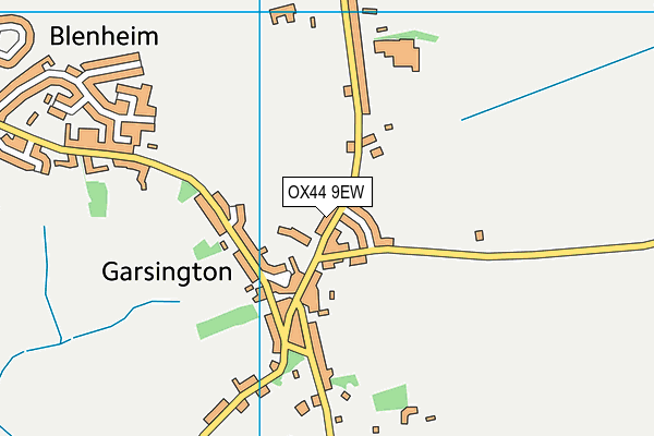 Garsington Church of England Primary School map (OX44 9EW) - OS VectorMap District (Ordnance Survey)