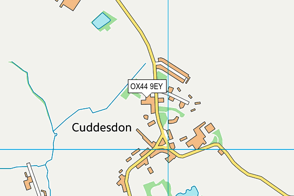 OX44 9EY map - OS VectorMap District (Ordnance Survey)