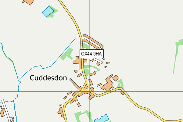 OX44 9HA map - OS VectorMap District (Ordnance Survey)