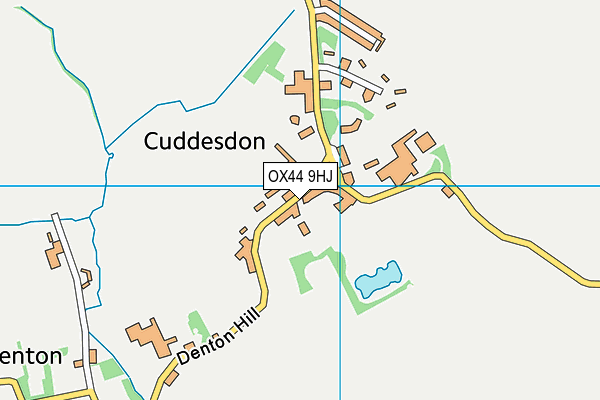 OX44 9HJ map - OS VectorMap District (Ordnance Survey)