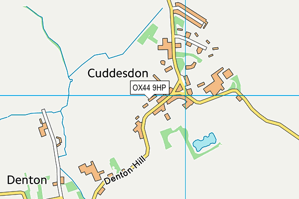 OX44 9HP map - OS VectorMap District (Ordnance Survey)