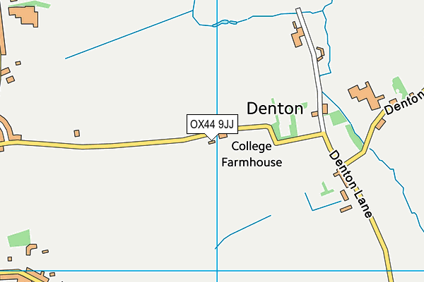 OX44 9JJ map - OS VectorMap District (Ordnance Survey)