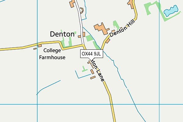 OX44 9JL map - OS VectorMap District (Ordnance Survey)