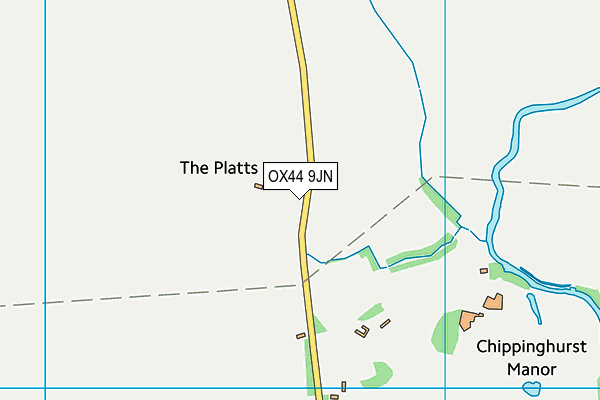 OX44 9JN map - OS VectorMap District (Ordnance Survey)