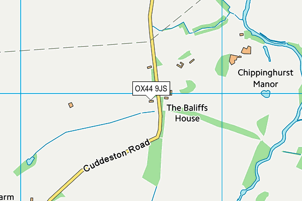 OX44 9JS map - OS VectorMap District (Ordnance Survey)