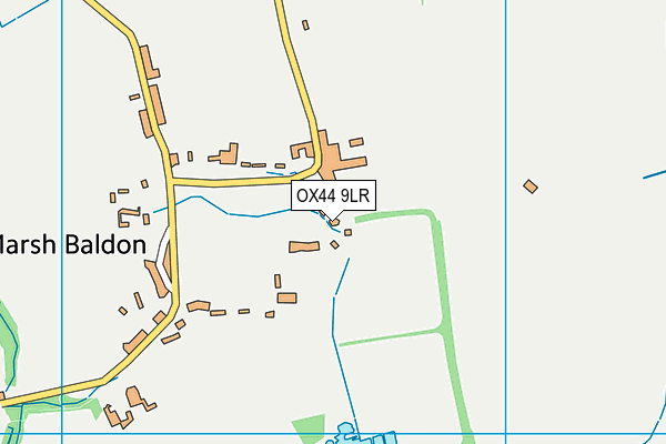 OX44 9LR map - OS VectorMap District (Ordnance Survey)