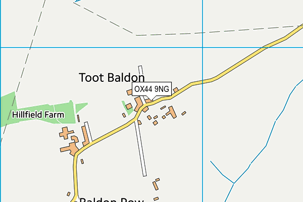 OX44 9NG map - OS VectorMap District (Ordnance Survey)