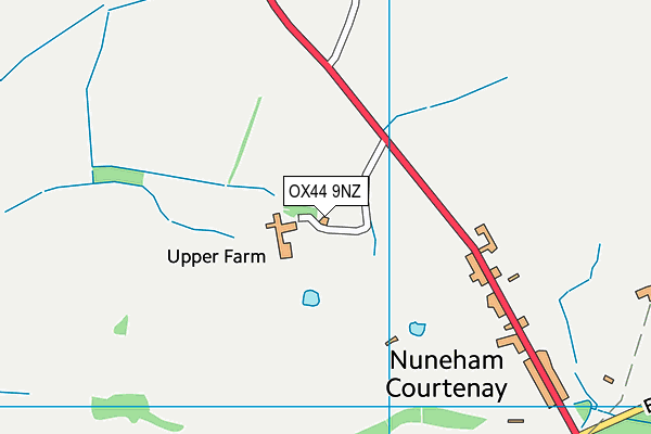 OX44 9NZ map - OS VectorMap District (Ordnance Survey)