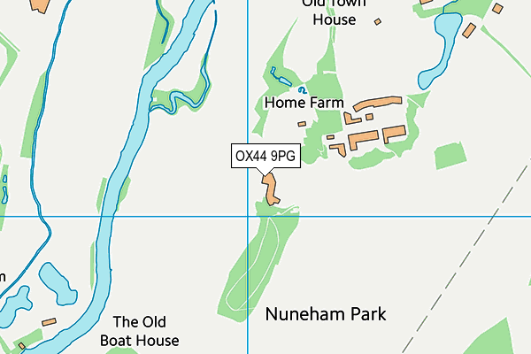 OX44 9PG map - OS VectorMap District (Ordnance Survey)