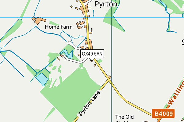 OX49 5AN map - OS VectorMap District (Ordnance Survey)